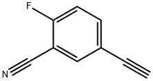 5-Ethynyl-2-fluorobenzonitrile 结构式