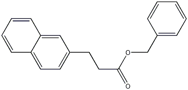 3-Naphthalen-2-yl-propionicacidbenzylester 结构式