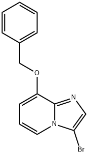 3-溴-8-苄氧基咪唑并[1,2-A]吡啶 结构式