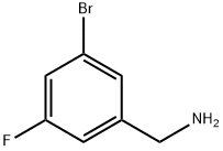 3-氟-5-溴苄胺 结构式