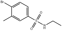 4-Bromo-N-ethyl-3-methylbenzenesulfonamide 结构式