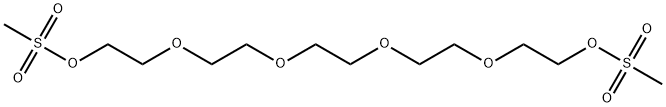 Pentaethylene Glycol Dimethanesulfonate 结构式