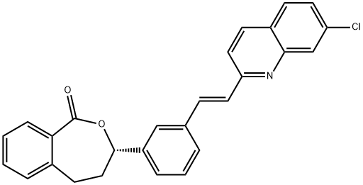 孟鲁司特内酯 结构式