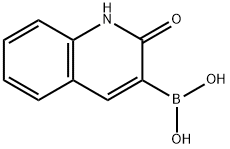 2-羟基喹啉-3-基硼酸 结构式
