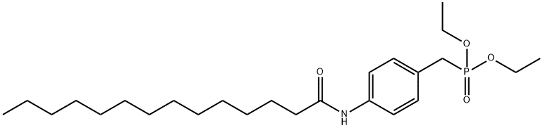 diethyl (4-(tetradecylamino)phenyl)phosphonate 结构式