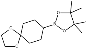 1,4-二氧杂螺[4.5]癸烷-8-硼酸频哪醇酯 结构式