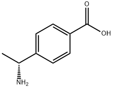 (R)-4-(1-氨基乙基)苯甲酸 结构式