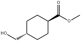 反式-4-(羟基甲基)环己烷羧酸甲酯 结构式
