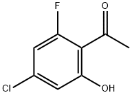 1-(4-CHLORO-2-FLUORO-6-HYDROXYPHENYL)ETHANONE 结构式