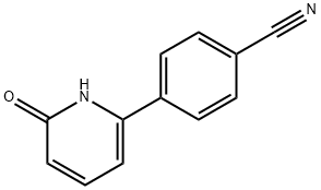 6-(4-氰基苯基)-2-羟基吡啶 结构式