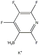 (6-氟吡啶-3-基)三氟硼酸钾 结构式