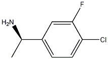 (R)-1-(4-氯-3-氟苯基)乙胺 结构式