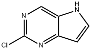 2-氯-5H-吡咯并[3,2-D]嘧啶 结构式