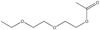 2-(2-Ethoxyethoxy)ethyl acetate 结构式