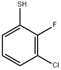 3-氯-2-氟苯硫酚 结构式