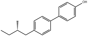 (S)-(+)-4'-(2-甲基丁基)联苯酚 结构式