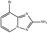 8-溴-[1,2,4]噻唑并[1,5-A]吡啶-2-胺 结构式