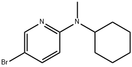 5-Bromo-N-cyclohexyl-N-methylpyridin-2-amine 结构式