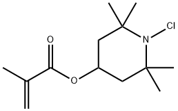 N-Chloro-2,2,6,6-tetramethyl-4-piperidyl Methacrylate 结构式
