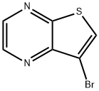 7-溴噻吩并[2,3-B]吡嗪 结构式