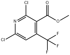 2,6-二氯-4-三氟甲基烟酸甲酯 结构式