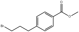 4-(3-溴丙基)苯甲酸甲酯 结构式