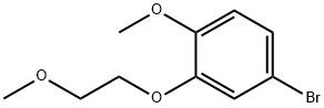4-BROMO-2-(2-METHOXYETHOXY)ANISOLE 结构式