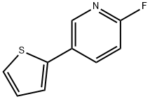 2-氟-5-(2-噻吩基)吡啶 结构式