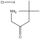 1-AMINO-4,4-DIMETHYLPENTAN-2-ONE HYDROCHLORIDE 结构式