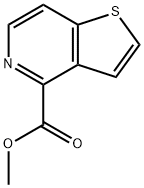 噻吩并[3,2-C]吡啶-4-羧酸甲酯 结构式