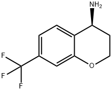 (S)-7-(三氟甲基)色满-4-胺 结构式