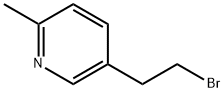 5-(2-溴乙基)-2-甲基吡啶 结构式