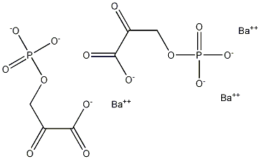 Hydroxypyruvic Acid Phosphate Barium Salt 结构式