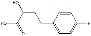 (R)-4-(4-氟苯基)-2-羟基丁酸 结构式