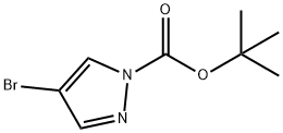 1-BOC-4-溴-1H-吡唑 结构式