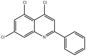 4,5,7-Trichloro-2-phenylquinoline 结构式