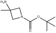 1-BOC-3-氨基-3-甲基吖啶 结构式