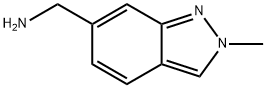 (2-METHYLINDAZOL-6-YL)METHANAMINE 结构式
