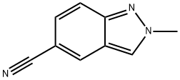 5-Cyano-2-methylindazole 结构式