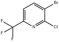 3-溴-2-氯-6-三氟甲基吡啶 结构式