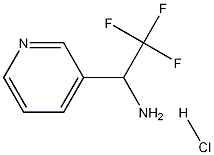 ALPHA-(三氟甲基)-3-吡啶甲胺二盐酸盐 结构式