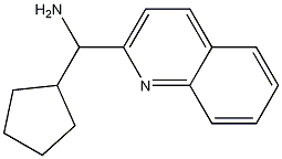 环戊基(喹啉-2 - 基)甲胺 结构式