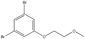 1,3-二溴-5-(2-甲氧乙氧基)苯 结构式