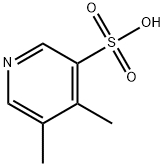 4,5-Dimethylpyridine-3-sulfonic acid 结构式