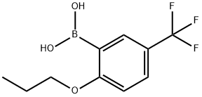 2-PROPOXY-5-(TRIFLUOROMETHYL)PHENYLBORONIC ACID 结构式