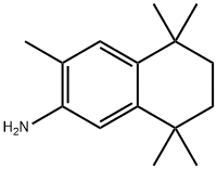 3,5,5,8,8-五甲基-5,6,7,8-四氢化萘-2-胺 结构式