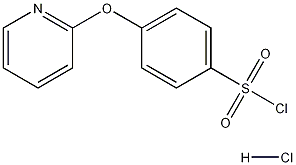 4-(2-Pyridinyloxy)benzenesulfonylchloridehydrochloride 结构式