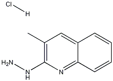 2-Hydrazino-3-methylquinoline hydrochloride 结构式