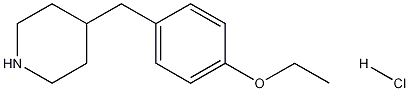 4-(4-Ethoxy-benzyl)-piperidine hydrochloride 结构式