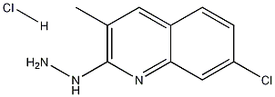 7-Chloro-2-hydrazino-3-methylquinoline hydrochloride 结构式